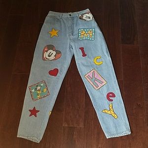 Vintage Mickey Mouse Jeans